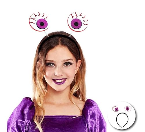 Partilandia Haarreif mit blutigen Augen, violett, für Kinder Partilandia Haarreif mit blutigen Augen, violett, für Kinder von Partilandia