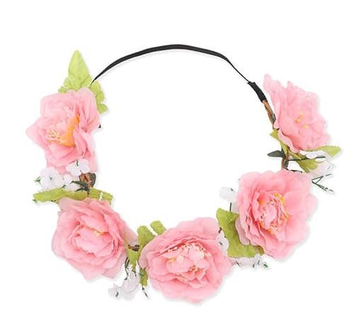Partilandia Haarreif mit rosa Blumen (Einheitsgröße) von Partilandia
