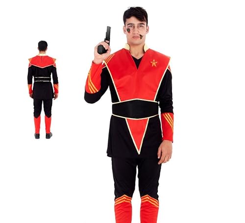 Partilandia Kostüm für Herren, Rot und Schwarz, Größe S Partilandia Kostüm für Herren, Rot und Schwarz, Größe S von Partilandia