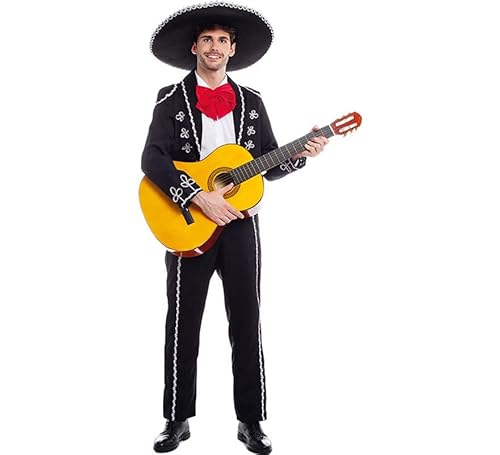 Partilandia Mariachi Mexikanischer Sänger Charro Kostüm für Herren, Größe L von Partilandia