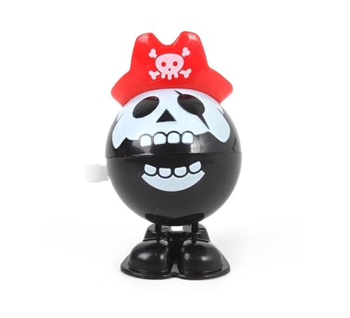 Partilandia Packung mit 12 Piratenfiguren Skelett in verschiedenen Modellen mit Bewegung von 5 x 7 cm von Partilandia