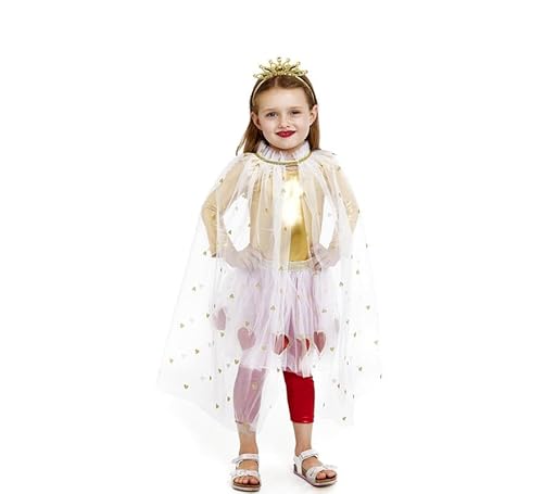 Partilandia Prinzessinnen-Set für Kinder: Tutu und Umhang mit Herzen Partilandia Prinzessinnen-Set für Kinder: Tutu und Umhang mit Herzen von Partilandia