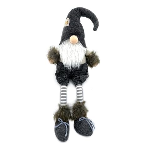 Partilandia Puppe sitzend, graue Hose, gestreift, 64 cm von Partilandia
