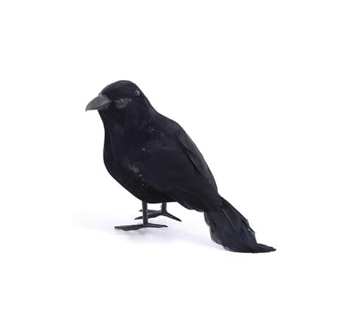 Partilandia Rabe lange schwarze Federn, 14 cm von Partilandia