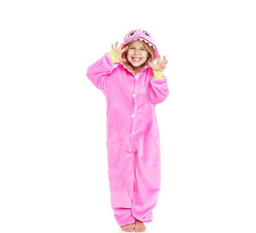 Partilandia Rosa Monster-Pyjama mit Kapuze für Mädchen, 5 bis 6 Jahre Partilandia Rosa Monster-Pyjama mit Kapuze für Mädchen, 5 bis 6 Jahre von Partilandia