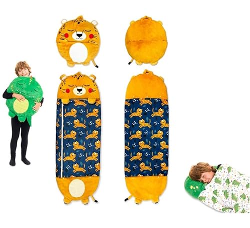 Partilandia Schlafsack mit Leopardenkissen, 135 cm (Einheitsgröße) von Partilandia