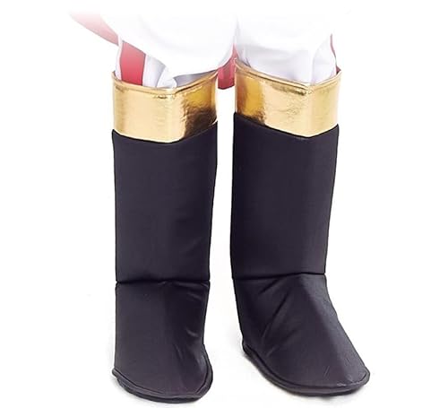 Partilandia Schwarze Überschuhe mit goldenem Besatz für Kinder von Partilandia