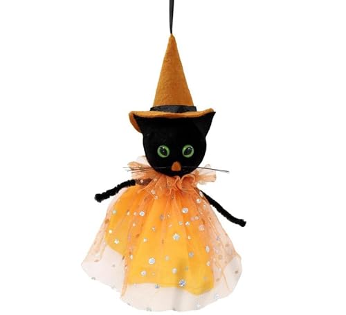 Partilandia Schwarzer Katzen-Anhänger, 30 cm Partilandia Schwarzer Katzen-Anhänger, 30 cm von Partilandia