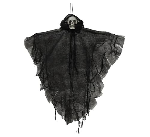 Partilandia Skelett-Anhänger mit schwarzer Tunika, 42 cm Partilandia Skelett-Anhänger mit schwarzer Tunika, 42 cm von Partilandia