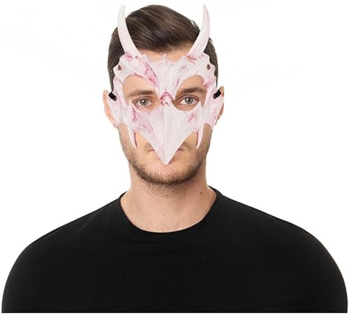 Partilandia Skelett-Maske aus Kunststoff für Erwachsene von Partilandia