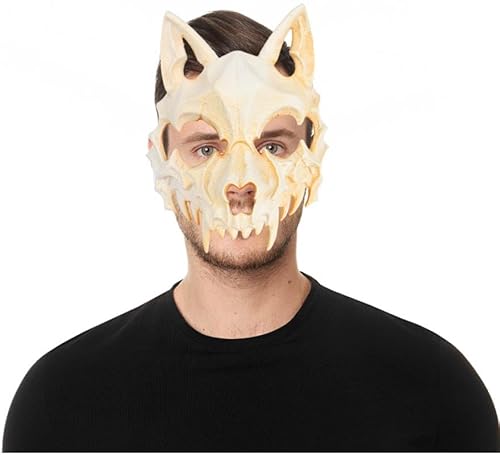 Partilandia Skelettmaske aus Kunststoff für Erwachsene von Partilandia