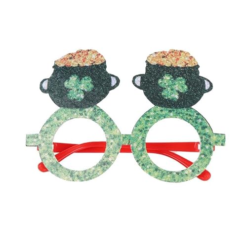 Partilandia St. Patrick's Münzen-Brille (Einheitsgröße) von Partilandia