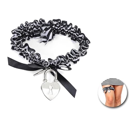 Partilandia Strapsgürtel mit Schloss 6,3 x 2,5 cm (Einheitsgröße) von Partilandia