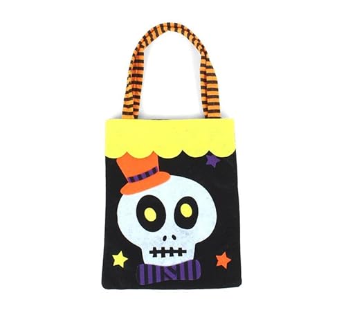 Partilandia Süßigkeitentasche Totenkopf aus Filz, 28 x 20 cm Partilandia Süßigkeitentasche Totenkopf aus Filz, 28 x 20 cm von Partilandia