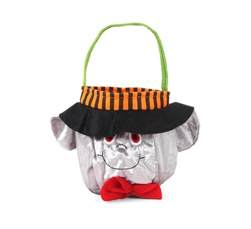 Partilandia Vampiro Süßigkeitentasche aus Samt, 18 x 16 cm von Partilandia