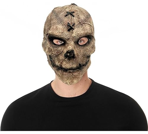 Partilandia Vogelscheuche Maske braun von Partilandia