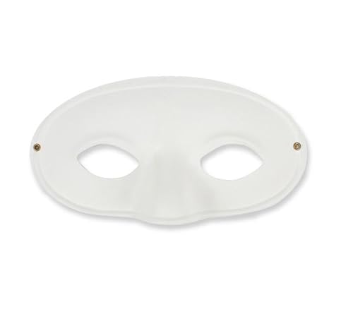 Partilandia Weiße Mördermaske aus Papier von Partilandia