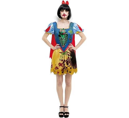 Partilandia Zombie-Schneeprinzessin-Kostüm für Damen (Größe S) von Partilandia