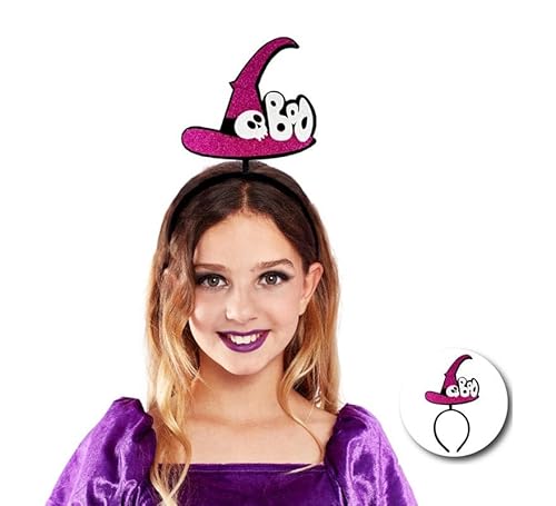 Violettes Stirnband Hexe Boo für Kinder Violettes Stirnband Hexe Boo für Kinder von Partilandia