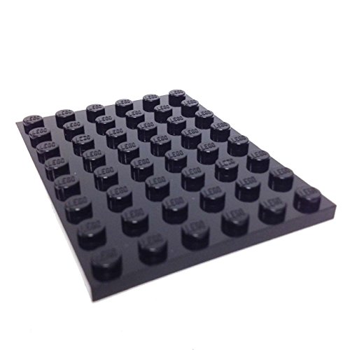 1x Lego 3036 Platte 6x8 | Schwarz von Parts/Elements - Plates