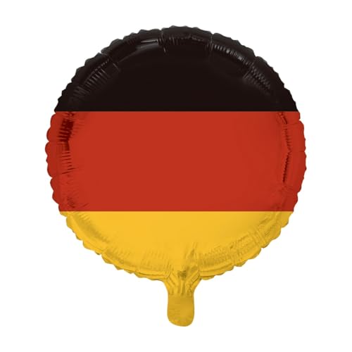 Party Austria Folienballon Flaggen Länder rund 45cm Deutschland, Österreich, Türkei, USA, United Kingdom, Italien, Spanien Luftballon heliumgeeignet (Deutschland) von Party Austria