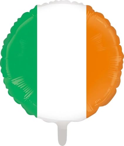 Party Austria Folienballon Flaggen Länder rund 45cm Deutschland, Österreich, Türkei, USA, United Kingdom, Italien, Spanien Luftballon heliumgeeignet (Irland) von Party Austria