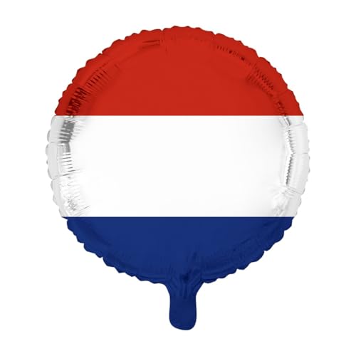 Party Austria Folienballon Flaggen Länder rund 45cm Deutschland, Österreich, Türkei, USA, United Kingdom, Italien, Spanien Luftballon heliumgeeignet (Niederlande) von Party Austria