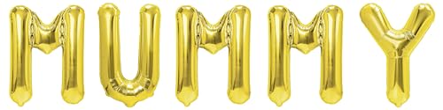 Party Austria Folienballon Schriftzug 35cm Höhe Buchstabenballon Mama/Papa/Oma/Opa Luftballon (Mummy) von Party Austria