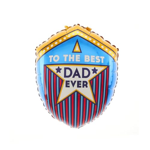 Party Austria Folienballon Vatertagsballon Fathers Day Ballon Best Dad Ever Ballon Vatertag Ehrentag Heliumballon Papa ist der Beste (Best Dad Ever 50cm) von Party Austria