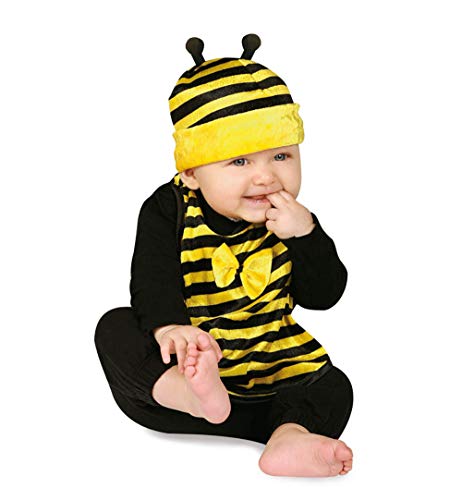 Party-Chic 15241 Baby Toddler Kostüm-Sweet Bee-Lätzchen + Mütze-Gr. 86 von Party-Chic