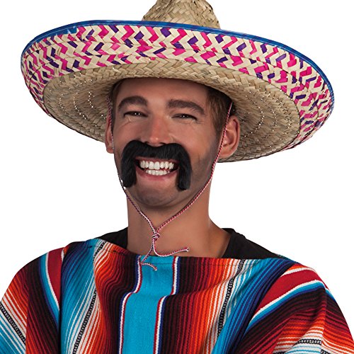 PARTY DISCOUNT Bart Mexikaner, schwarz von PARTY DISCOUNT