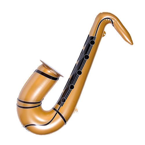 PARTY DISCOUNT Aufblasbares Saxophon, ca. 54 cm von Party Discount