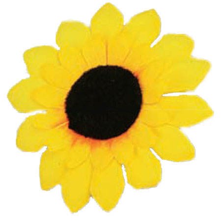 Party-Discount Ansteck-Sonnenblume, 10cm von Party-Discount