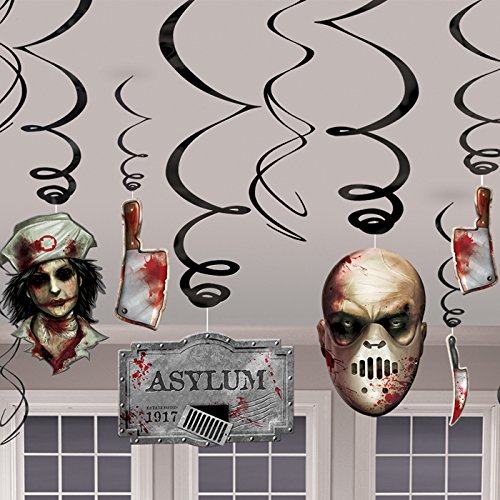 Party Discount NEU Dekoration Horror-OP, spiralförmig, 12 Stück Party Discount NEU Dekoration Horror-OP, spiralförmig, 12 Stück von Party Discount
