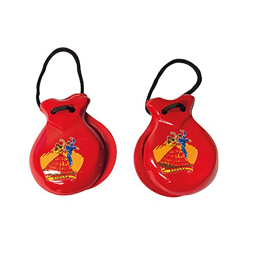 Party Discount NEU Kastagnetten Espana, 1 Paar, rot von Party Discount