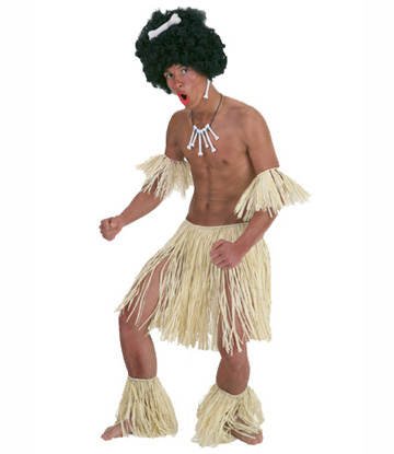 Party-Discount Zulu-Set, Natur, 5-TLG. EMPFEHLUNG von PARTY DISCOUNT