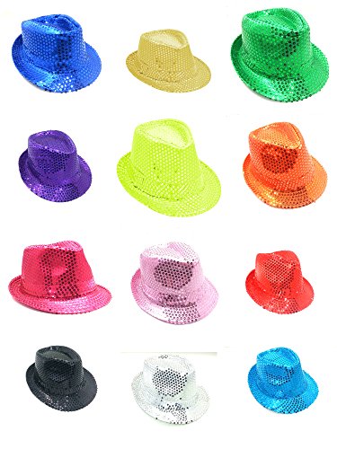 Party Factory Pailletten Hut, pinker Glitzerhut für Damen und Herren, Glamour Accessoire, Kopfbedeckung für Karneval Party Factory Pailletten Hut, pinker Glitzerhut für Damen und Herren, Glamour Accessoire, Kopfbedeckung für Karneval von Party-Factory-Ladenburg
