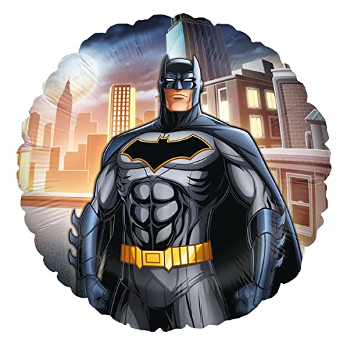 Party Factory `Batman´ Folienballon, rund, Ø45cm, schwarz, blau, Superheld, Gotham City, Heliumballon zum Geburtstag Party Factory `Batman´ Folienballon, rund, Ø45cm, schwarz, blau, Superheld, Gotham City, Heliumballon zum Geburtstag von Party Factory