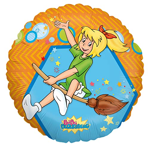 Party Factory Bibi Blocksberg Folienballon, Orange, Ø45cm, Heliumballon, Kleine Hexe Auf Fliegendem Besen Kartoffelbrei Party Factory Bibi Blocksberg Folienballon, Orange, Ø45cm, Heliumballon, Kleine Hexe Auf Fliegendem Besen Kartoffelbrei von Party Factory