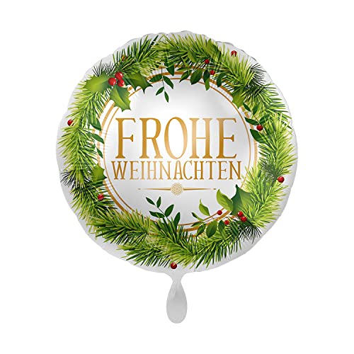 Party Factory Folienballon "Frohe Weihnachten" Ø 43cm, Heliumballon, Luftballon für Weihnachten, Advent Party Factory Folienballon "Frohe Weihnachten" Ø 43cm, Heliumballon, Luftballon für Weihnachten, Advent von Party Factory