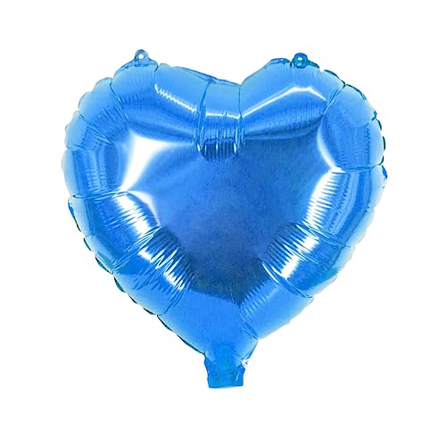 Party Factory Folienballon Herz blau, Ø 45cm, Heliumballon, hochglänzender Luftballon Helium, Luftballons für Muttertag, Hochzeit, JGA, Geburtstag Party Factory Folienballon Herz blau, Ø 45cm, Heliumballon, hochglänzender Luftballon Helium, Luftballons für Muttertag, Hochzeit, JGA, Geburtstag von Party Factory