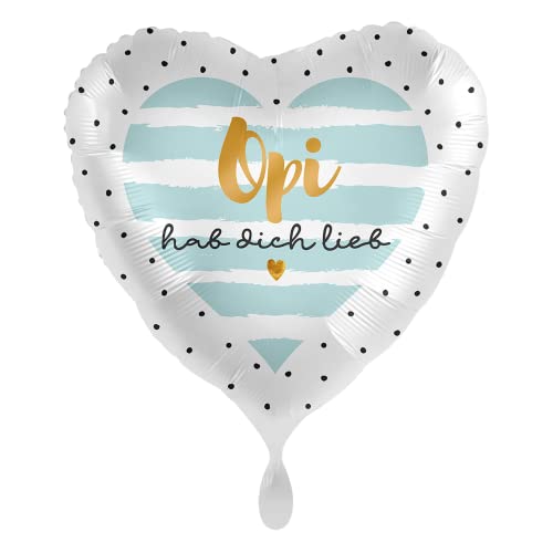 Party Factory Folienballon Opi hab dich lieb 43cm, Herzballon, Heliumballon, Luftballon zum Geburtstag, Party Party Factory Folienballon Opi hab dich lieb 43cm, Herzballon, Heliumballon, Luftballon zum Geburtstag, Party von Party Factory