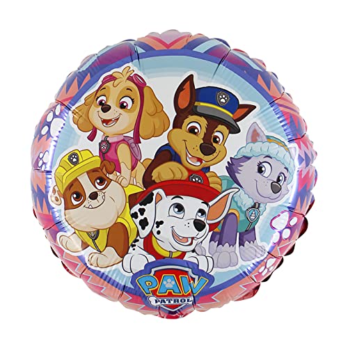 Party Factory Folienballon - Paw Patrol - Ø 45cm, bunt, Happy Birthday, Luftballon, Heliumballon für Kinder zum Geburtstag von Party Factory