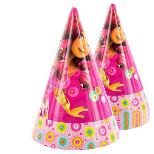 Party Factory `Mia & Me´ 10 Partyhütchen, ca. 10x16cm, bunt, Partyhüte aus Pappe für Kindergeburtstag oder Mottoparty Party Factory `Mia & Me´ 10 Partyhütchen, ca. 10x16cm, bunt, Partyhüte aus Pappe für Kindergeburtstag oder Mottoparty von Party Factory