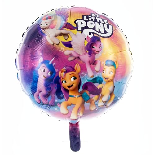 Party Factory `My Little Pony´ Folienballon, Ø45cm, bunt, Zipp, Izzy, Hitch, Sunny, Pipp, Heliumballons zum Kindergeburtstag Party Factory `My Little Pony´ Folienballon, Ø45cm, bunt, Zipp, Izzy, Hitch, Sunny, Pipp, Heliumballons zum Kindergeburtstag von Party Factory