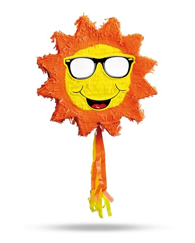 Party Factory – Pinata Sonne für Jungen & Mädchen zum Befüllen & aufhängen – Schlag-Piñata als Party Deko in 50x10x50 cm für Geburtstag & Mottopartys – Partyspiel Motiv-Pinjata für Kinder Party Factory – Pinata Sonne für Jungen & Mädchen zum Befüllen & aufhängen – Schlag-Piñata als Party Deko in 50x10x50 cm für Geburtstag & Mottopartys – Partyspiel Motiv-Pinjata für Kinder von Party Factory