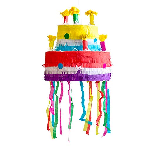 Party Factory Pinata Torte Bunt Kinder Geburtstag Schlag-Pinata 29x29x31 cm Dekoration Geburtstagsdeko Party Factory Pinata Torte Bunt Kinder Geburtstag Schlag-Pinata 29x29x31 cm Dekoration Geburtstagsdeko von Party Factory