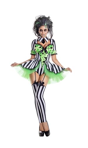 Party King Bug Juice Babe-Kostüm für Damen und Erwachsene, Schwarz, L von Party King