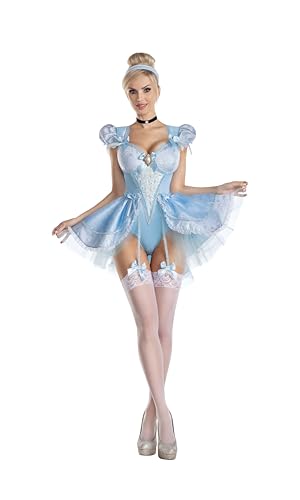 Party King Damen-Kostüm Kürbis von Midnight Princess, Blau, S Party King Damen-Kostüm Kürbis von Midnight Princess, Blau, S von Party King