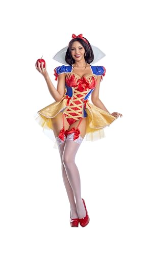 Party King Fairest Prinzessinnen-Kostüm für Damen und Erwachsene, Mehrfarbig/Meereswellen (Ocean Tides), 3X von Party King
